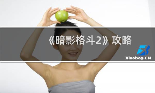 《暗影格斗2》攻略：[1]操作技巧大讲解