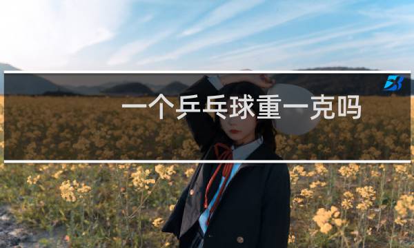一个乒乓球重一克吗
