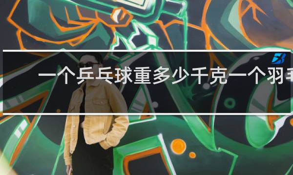 一个乒乓球重多少千克一个羽毛球呢