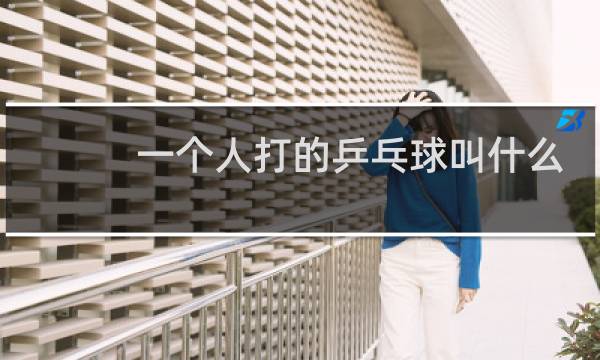 一个人打的乒乓球叫什么