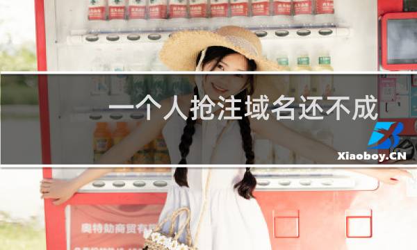 一个人抢注域名还不成功的?
