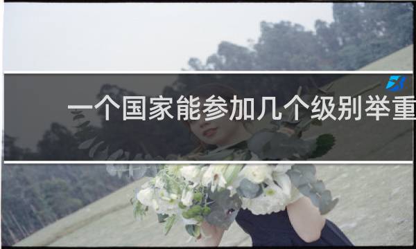 一个国家能参加几个级别举重