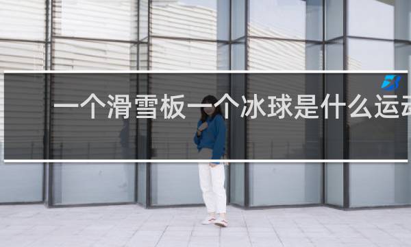 一个滑雪板一个冰球是什么运动