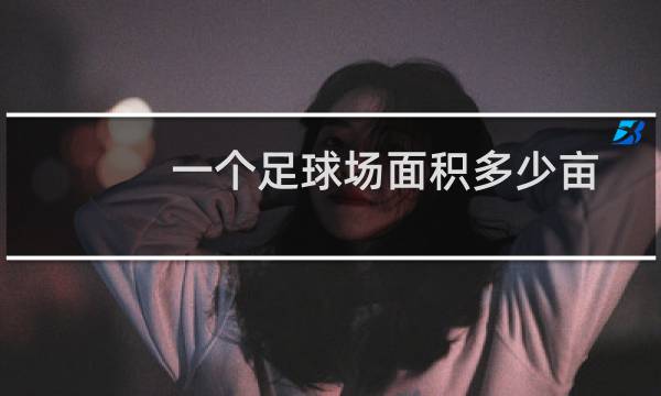 一个足球场面积多少亩