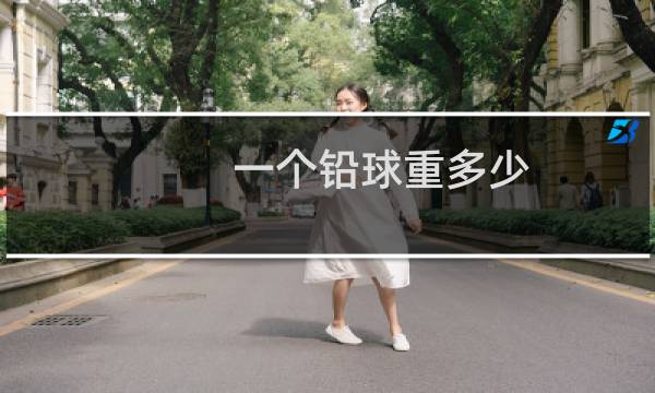一个铅球重多少