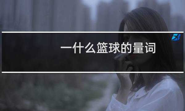 一什么篮球的量词