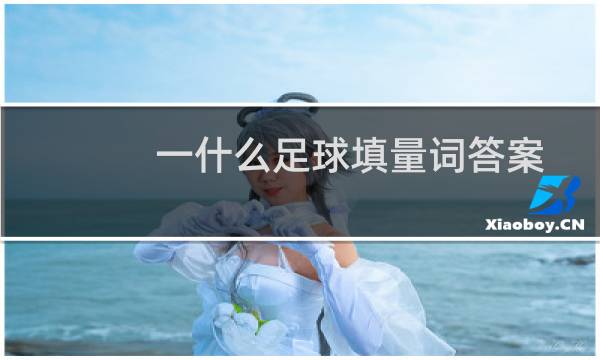 一什么足球填量词答案