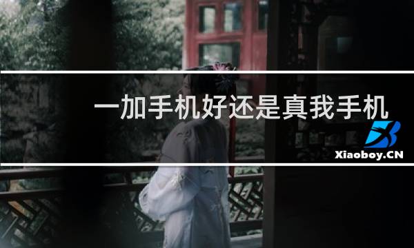 一加手机好还是真我手机好
