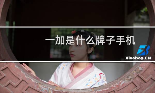 一加是什么牌子手机