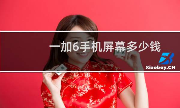 一加6手机屏幕多少钱
