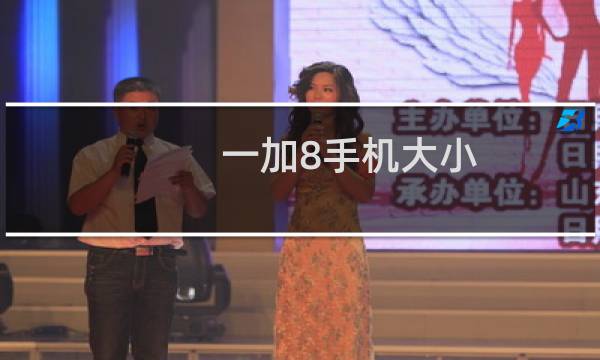 一加8手机大小