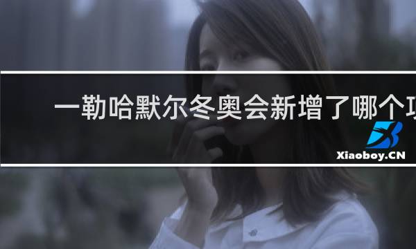 一勒哈默尔冬奥会新增了哪个项目