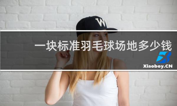 一块标准羽毛球场地多少钱