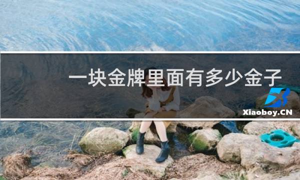 一块金牌里面有多少金子