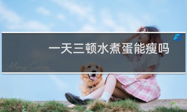 一天三顿水煮蛋能瘦吗