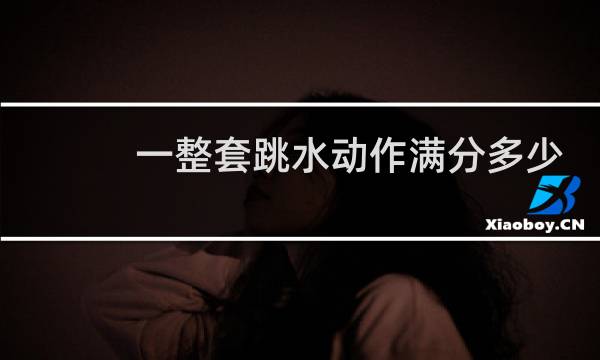 一整套跳水动作满分多少