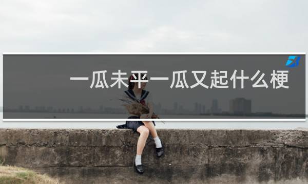 一瓜未平一瓜又起什么梗