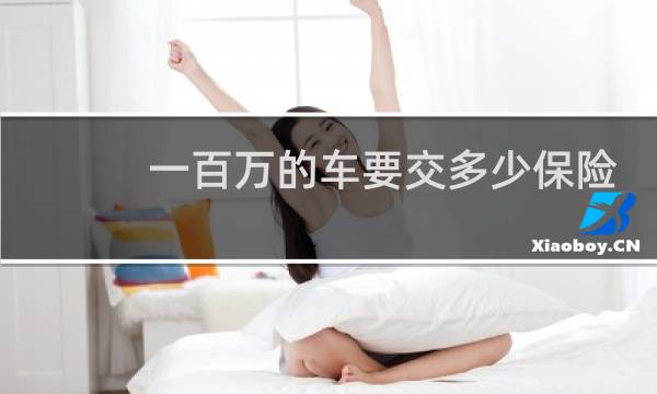 一百万的车要交多少保险图片