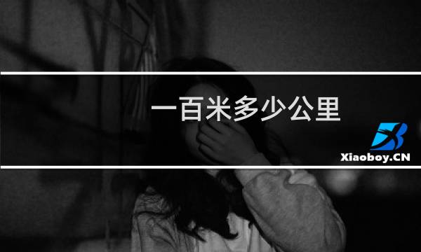 一百米多少公里