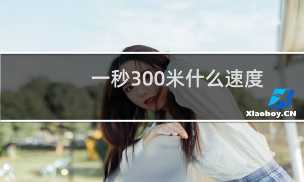 一秒300米什么速度