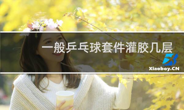 一般乒乓球套件灌胶几层