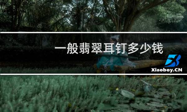 一般翡翠耳钉多少钱