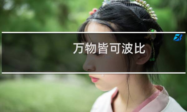万物皆可波比 各种形态的波比大全什么梗
