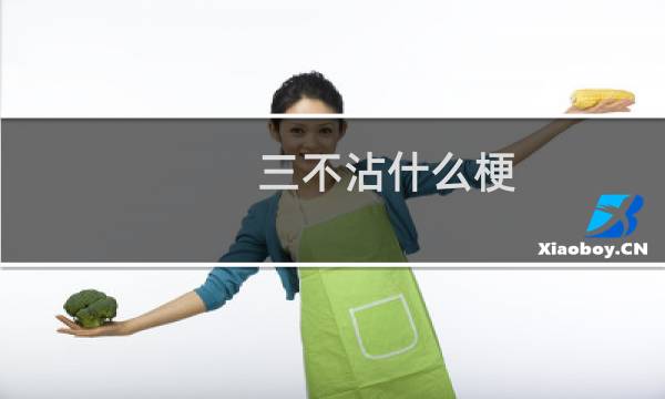 三不沾什么梗