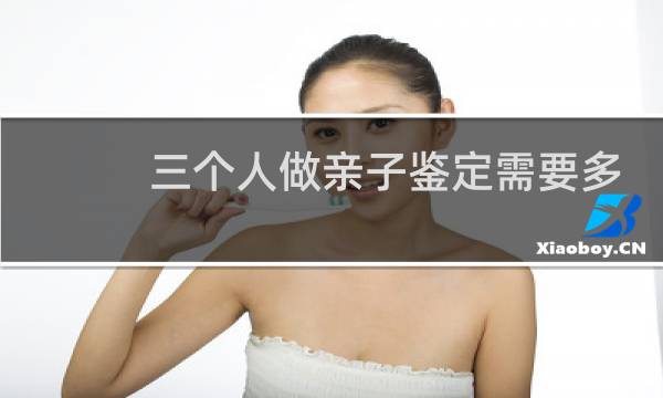 三个人做亲子鉴定需要多少钱