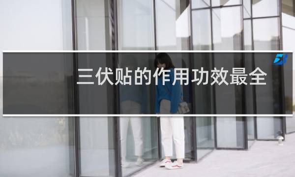 三伏贴的作用功效最全（三伏贴的作用功效）图片