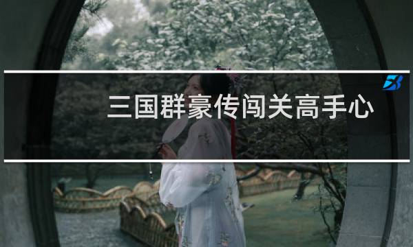 三国群豪传闯关高手心得分享