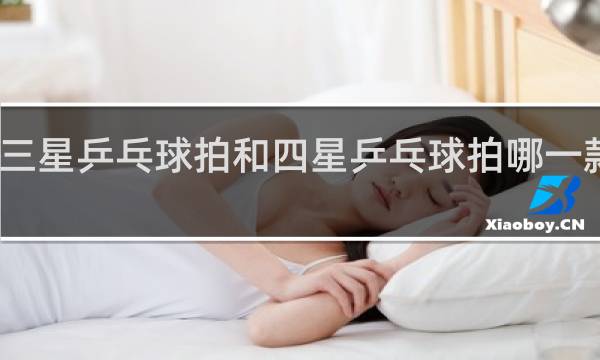 三星乒乓球拍和四星乒乓球拍哪一款拍好