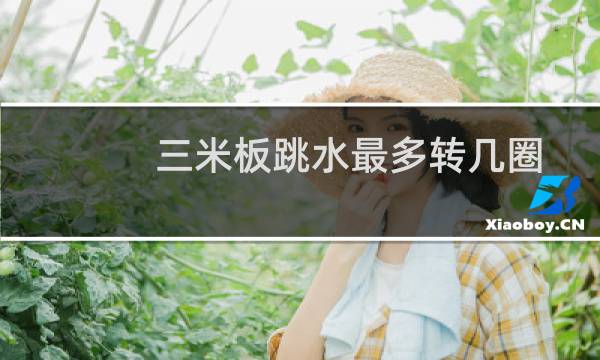三米板跳水最多转几圈