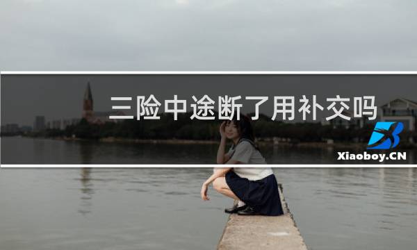 三险中途断了用补交吗图片