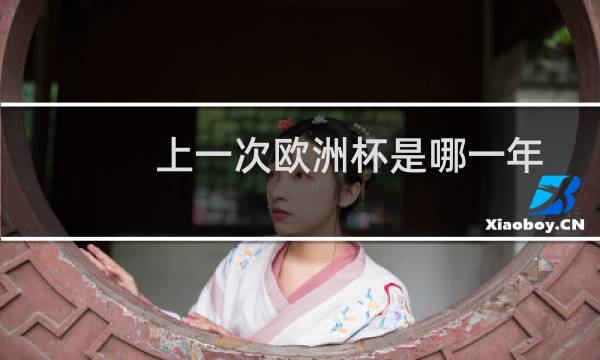 上一次欧洲杯是哪一年
