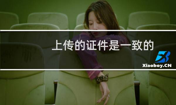 上传的证件是一致的， 为什么说不一致呢？请问是哪里出了问题！