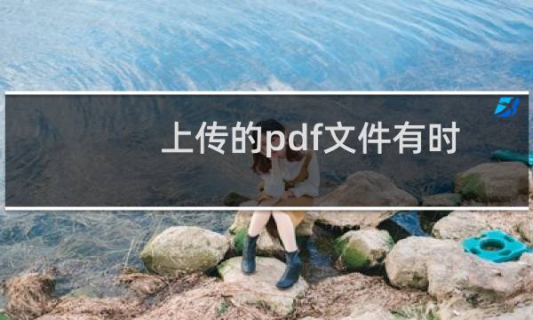 上传的pdf文件有时打不开