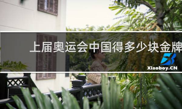 上届奥运会中国得多少块金牌