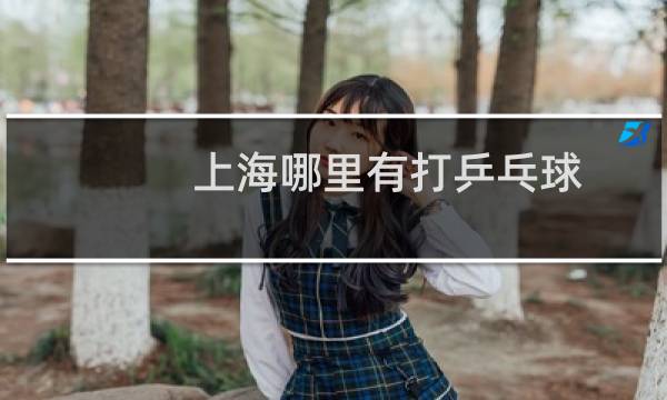 上海哪里有打乒乓球
