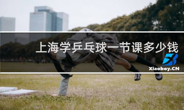 上海学乒乓球一节课多少钱