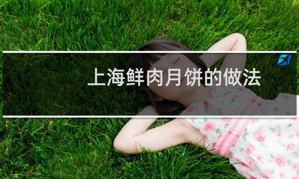 上海鲜肉月饼的做法（上海鲜肉月饼如何做）图片