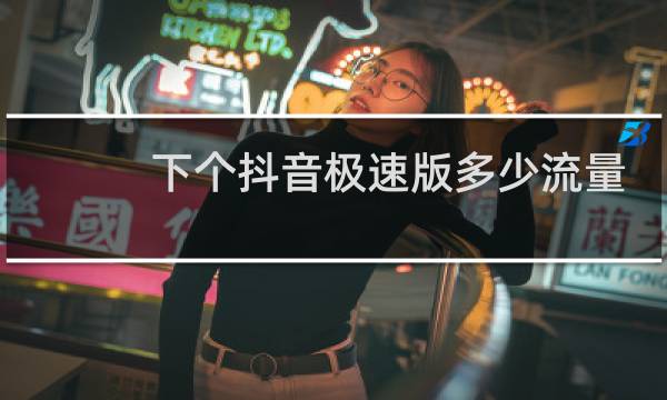 下个抖音极速版多少流量