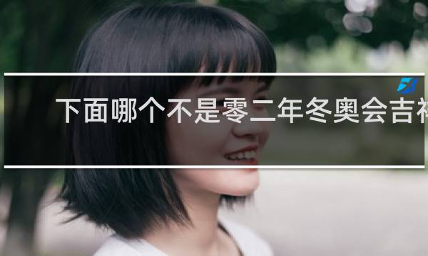 下面哪个不是零二年冬奥会吉祥物