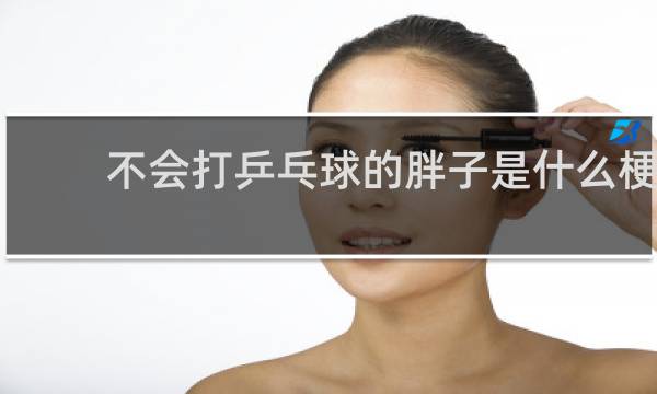 不会打乒乓球的胖子是什么梗
