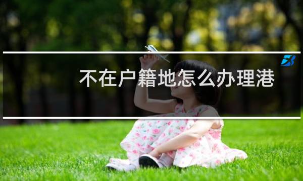 不在户籍地怎么办理港澳通行证(不用回户籍地出入境证件全国通办)