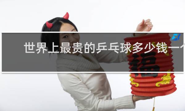 世界上最贵的乒乓球多少钱一个