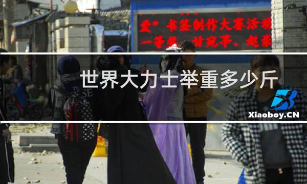 世界大力士举重多少斤