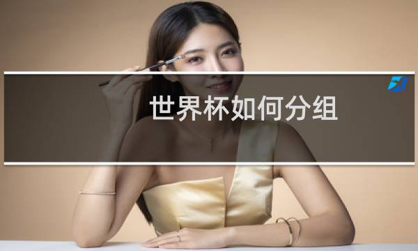 世界杯如何分组