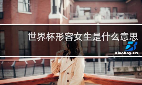 世界杯形容女生是什么意思