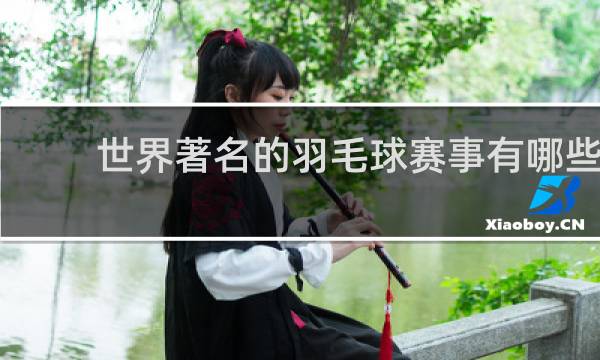 世界著名的羽毛球赛事有哪些
